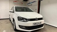 USED 2013 63 VOLKSWAGEN POLO 1.2 MATCH EDITION 5d 59 BHP LOW RATE FINANCE AVAILABLE +FREE12 MONTH RAC MEMBERSHIP + RAC PLATINUM WARRANTY INCLUDED
