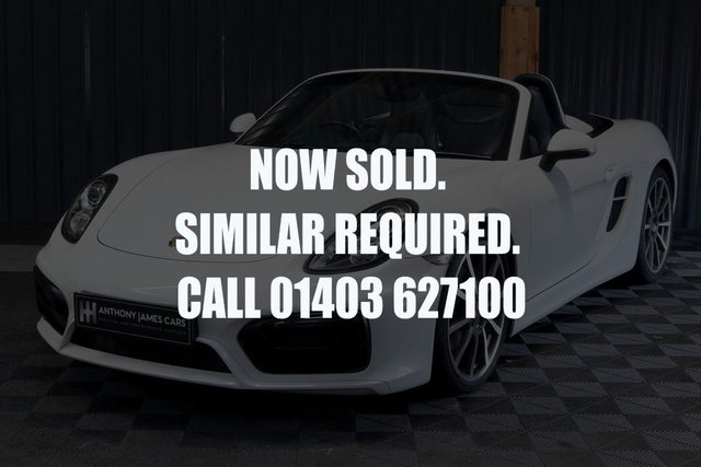 2013 13 Porsche Boxster 3.4 24V S 2d 315 BHP