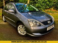 USED 2005 05 HONDA CIVIC  1.6 EXECUTIVE I-VTEC 5d AUTO 110 BHP '1 RETIRED GENTLEMAN FROM NEW'//WITH ONLY 51,000 MILES///FANTASTIC SERVICING X18 SERVICE HISTORY STAMPS//FULL BLACK LEATHER HEATED SEATS//ELECTRIC SUNROOF//ALLOYS//AIRCON AUTO 110 BP  1RETIRED GENTLEMAN FROM NEW'//WITH ONLY 51,000 MILES///FANTASTIC SERVICING X18 SERVICE HISTORY STAMPS//FULL BLACK LEATHER HEATED SEATS//ELECTRIC SUNROOF//ALLOY WHEELS/////STUNNING CONDITION