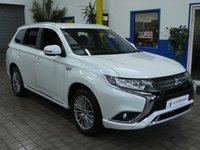 USED 2020 20 MITSUBISHI OUTLANDER 2.4 PHEV DYNAMIC 5d 222 BHP 4WD APP SAT NAV LEATHER REAR VIEW CAMERA 1 OWNER SERVICE HISTORY MITSUBISHI WARRANTY TILL MARCH 2025
