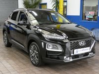 USED 2020 20 HYUNDAI KONA 1.6 GDI PREMIUM SE 5d 140 BHP SAT NAV LEATHER PARKING SENSORS 1 OWNER SERVICE HISTORY HYUNDAI WARRANTY TILL AUG 2025