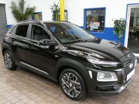 USED 2020 20 HYUNDAI KONA 1.6 GDI PREMIUM SE 5d 140 BHP SAT NAV LEATHER PARKING SENSORS 1 OWNER SERVICE HISTORY HYUNDAI WARRANTY TILL AUG 2025