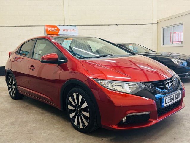 2014 64 Honda Civic 1.8 i-VTEC SR AUTOMATIC 5 DOOR 140 BHP