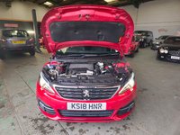 USED 2018 18 PEUGEOT 308 1.2 S/S ALLURE 5d 129 BHP Full Service history