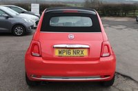 USED 2016 16 FIAT 500C 1.2 LOUNGE 3d 69 BHP VIEW AND RESERVE ONLINE OR CALL 01527-853940 FOR MORE INFO.
