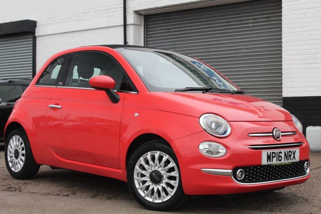 2016 16 Fiat 500c 1.2 LOUNGE 3d 69 BHP