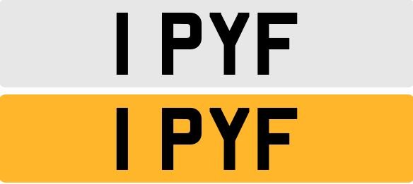View our Number Plate Plate 