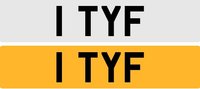 USED NUMBER PLATE PLATE 