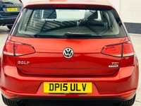 USED 2015 15 VOLKSWAGEN GOLF 1.6 MATCH TDi BLUEMOTION TECHNOLOGY 5 DOOR 109 BHP EURO 6 ZERO FREE &pound;0 TAX