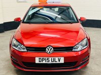 USED 2015 15 VOLKSWAGEN GOLF 1.6 MATCH TDi BLUEMOTION TECHNOLOGY 5 DOOR 109 BHP EURO 6 ZERO FREE &pound;0 TAX