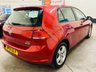 USED 2015 15 VOLKSWAGEN GOLF 1.6 MATCH TDi BLUEMOTION TECHNOLOGY 5 DOOR 109 BHP EURO 6 ZERO FREE &pound;0 TAX