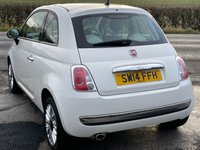 USED 2014 14 FIAT 500 1.2 LOUNGE 3d 69 BHP 65 MPG ++ LOW MILEAGE EXAMPLE