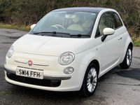 USED 2014 14 FIAT 500 1.2 LOUNGE 3d 69 BHP 65 MPG ++ LOW MILEAGE EXAMPLE
