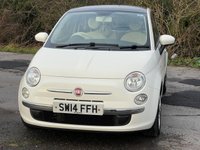USED 2014 14 FIAT 500 1.2 LOUNGE 3d 69 BHP 65 MPG ++ LOW MILEAGE EXAMPLE