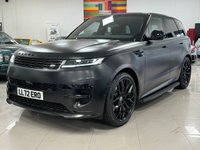 USED 2023 72 LAND ROVER RANGE ROVER SPORT DYNAMIC SE MHEV 5d 296 BHP MATT BLACK - GHOST CODE - URBAN 22&rdquo; ALLOY - P ROOF - MERIDIAN