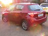 USED 2020 20 TOYOTA YARIS 1.0 VVT-I ICON 5d 71 BHP Finished in TOKYO RED MET with contrasting Grey Cloth interior. This cheap to run and easy to drive small car is well equipped and reliable. Features include DAB RADIO, B/TOOTH, REAR VIEW CAMERA, 2 KEYS, ALLOYS and A/C. Dealer Serviced at 16782 miles and on arrival at 19858 miles.