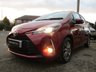 USED 2020 20 TOYOTA YARIS 1.0 VVT-I ICON 5d 71 BHP Finished in TOKYO RED MET with contrasting Grey Cloth interior. This cheap to run and easy to drive small car is well equipped and reliable. Features include DAB RADIO, B/TOOTH, REAR VIEW CAMERA, 2 KEYS, ALLOYS and A/C. Dealer Serviced at 16782 miles and on arrival at 19858 miles.