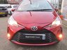USED 2020 20 TOYOTA YARIS 1.0 VVT-I ICON 5d 71 BHP Finished in TOKYO RED MET with contrasting Grey Cloth interior. This cheap to run and easy to drive small car is well equipped and reliable. Features include DAB RADIO, B/TOOTH, REAR VIEW CAMERA, 2 KEYS, ALLOYS and A/C. Dealer Serviced at 16782 miles and on arrival at 19858 miles.