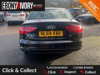 USED 2014 64 AUDI A4 2.0 TDI BLACK EDITION 4d 148 BHP FULL SERVICE HISTORY INCLUDING TIMING BELT CHANGE @47K,  2 KEYS, FRESH SERVICE + 12M MOT WITHIN THE SALE