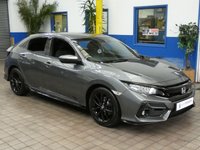 USED 2020 20 HONDA CIVIC 1.5 VTEC SPORT 5d 180 BHP STUNNING EXAMPLE SAT NAV APPLE ANDROID CARPLAY CRUISE CONTROL REAR CAMERA PARKING SENSORS 1 OWNER EXCELLENT SERVICE HISTORY 6 MONTHS GOLD WARRANTY