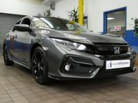 USED 2020 20 HONDA CIVIC 1.5 VTEC SPORT 5d 180 BHP STUNNING EXAMPLE SAT NAV APPLE ANDROID CARPLAY CRUISE CONTROL REAR CAMERA PARKING SENSORS 1 OWNER EXCELLENT SERVICE HISTORY 6 MONTHS GOLD WARRANTY
