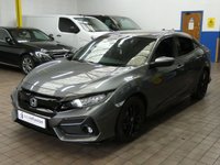 USED 2020 20 HONDA CIVIC 1.5 VTEC SPORT 5d 180 BHP STUNNING EXAMPLE SAT NAV APPLE ANDROID CARPLAY CRUISE CONTROL REAR CAMERA PARKING SENSORS 1 OWNER EXCELLENT SERVICE HISTORY 6 MONTHS GOLD WARRANTY