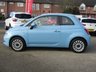 USED 2016 66 FIAT 500C 1.2 LOUNGE 3d 69 BHP Finished in VOLARE BLUE MET with contrasting Grey sports trim. This updated small retro-style auto car is ideal for the first time driver and small family. This little car is cute, funky, sporty and smart. Features include Electric Convertible Roof, Alloy wheels, Air Con, &pound;20 Road Tax, 2 Keys, and Blue Tooth to name just a few. Seviced at 11812 miles, 13981 miles, 15141 miles, 19370 miles and on arrival at 22510 miles. MOT due 13/2/2025.