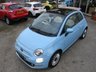 USED 2016 66 FIAT 500C 1.2 LOUNGE 3d 69 BHP Finished in VOLARE BLUE MET with contrasting Grey sports trim. This updated small retro-style auto car is ideal for the first time driver and small family. This little car is cute, funky, sporty and smart. Features include Electric Convertible Roof, Alloy wheels, Air Con, &pound;20 Road Tax, 2 Keys, and Blue Tooth to name just a few. Seviced at 11812 miles, 13981 miles, 15141 miles, 19370 miles and on arrival at 22510 miles. MOT due 13/2/2025.