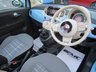 USED 2016 66 FIAT 500C 1.2 LOUNGE 3d 69 BHP Finished in VOLARE BLUE MET with contrasting Grey sports trim. This updated small retro-style auto car is ideal for the first time driver and small family. This little car is cute, funky, sporty and smart. Features include Electric Convertible Roof, Alloy wheels, Air Con, &pound;20 Road Tax, 2 Keys, and Blue Tooth to name just a few. Seviced at 11812 miles, 13981 miles, 15141 miles, 19370 miles and on arrival at 22510 miles. MOT due 13/2/2025.