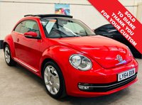 USED 2014 64 VOLKSWAGEN BEETLE 1.2 DESIGN TSi PANORAMIC 3 DOOR 103 BHP MASSIVE SPECIFICATION