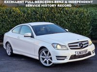USED 2013 13 MERCEDES-BENZ C-CLASS C180 AMG SPORT 1.6 BLUEEFFICIENCY 2d 154 BHP MERCEDES SPECIALIST
