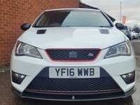 USED 2016 16 SEAT IBIZA 1.2 TSI FR RED EDITION 3d 109 BHP &pound;35 ROAD TAX