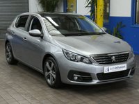 USED 2019 19 PEUGEOT 308 1.2 PURETECH S/S ALLURE 5d 129 BHP SAT NAV PANORAMIC ROOF CRUISE PARKING SENSORS 2 OWNERS SERVICE HISTORY LOW MILEAGE