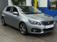 USED 2019 19 PEUGEOT 308 1.2 PURETECH S/S ALLURE 5d 129 BHP SAT NAV PANORAMIC ROOF CRUISE PARKING SENSORS 2 OWNERS SERVICE HISTORY LOW MILEAGE