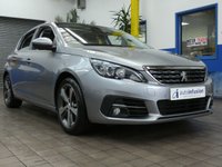 USED 2019 19 PEUGEOT 308 1.2 PURETECH S/S ALLURE 5d 129 BHP SAT NAV PANORAMIC ROOF CRUISE PARKING SENSORS 2 OWNERS SERVICE HISTORY LOW MILEAGE