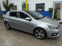 USED 2019 19 PEUGEOT 308 1.2 PURETECH S/S ALLURE 5d 129 BHP SAT NAV PANORAMIC ROOF CRUISE PARKING SENSORS 2 OWNERS SERVICE HISTORY LOW MILEAGE