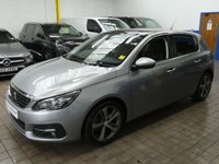 USED 2019 19 PEUGEOT 308 1.2 PURETECH S/S ALLURE 5d 129 BHP SAT NAV PANORAMIC ROOF CRUISE PARKING SENSORS 2 OWNERS SERVICE HISTORY LOW MILEAGE