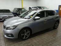 USED 2019 19 PEUGEOT 308 1.2 PURETECH S/S ALLURE 5d 129 BHP SAT NAV PANORAMIC ROOF CRUISE PARKING SENSORS 2 OWNERS SERVICE HISTORY LOW MILEAGE