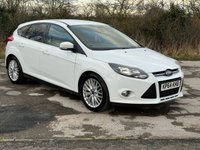 USED 2014 64 FORD FOCUS 1.6 ZETEC NAVIGATOR TDCI 5d 113 BHP LOW &pound;20 TAX ..  LOW MILES