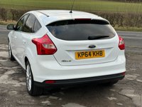USED 2014 64 FORD FOCUS 1.6 ZETEC NAVIGATOR TDCI 5d 113 BHP LOW &pound;20 TAX ..  LOW MILES