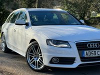 USED 2010 59 AUDI A4 2.0 AVANT TFSI S LINE 5d 208 BHP 