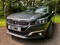 USED 2016 66 PEUGEOT 508 1.6 BLUE HDI S/S SW GT LINE 5d AUTO 120 BHP//ONLY 12,800 MILES WITH X7 PEUGEOT MAIN DEALER SERVICE STAMPS 1 RETIRED GENTLEMAN OWNER+PEUGEOT UK //PANORAMIC GLASS SUNROOF/// REAR PARK CAMERA//FRONT AND REAR PARK SENSORS//KEYLESS STARTING//SATNAV//BLUETOOTH//HEATED SEATS//DAB//CHERISH REGISTRATION NUMBER 'H2BMK' EXTRA &pound;499  GT LINE 5d AUTO 120 BHP//ONLY 12,800 MILES WITH X7 PEUGEOT MAIN DEALER SERVICE STAMPS 1 RETIRED GENTLEMAN OWNER+PEUGEOT UK //PANORAMIC GLASS SUNROOF/// REAR PARK CAMERA//FRONT AND REAR PARK SENSORS//KEYLESS STARTING//SATNAV//BLUETOOTH//HEATED SEATS//DAB//CHERISH REGISTRATION NUMBER 'H2BMK' EXTRA COST @&pound;499///ELECTRIC FRONT SEATS