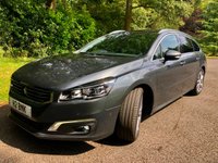 USED 2016 66 PEUGEOT 508 1.6 BLUE HDI S/S SW GT LINE 5d AUTO 120 BHP//ONLY 12,800 MILES WITH X7 PEUGEOT MAIN DEALER SERVICE STAMPS 1 RETIRED GENTLEMAN OWNER+PEUGEOT UK //PANORAMIC GLASS SUNROOF/// REAR PARK CAMERA//FRONT AND REAR PARK SENSORS//KEYLESS STARTING//SATNAV//BLUETOOTH//HEATED SEATS//DAB//CHERISH REGISTRATION NUMBER 'H2BMK' EXTRA &pound;499  GT LINE 5d AUTO 120 BHP//ONLY 12,800 MILES WITH X7 PEUGEOT MAIN DEALER SERVICE STAMPS 1 RETIRED GENTLEMAN OWNER+PEUGEOT UK //PANORAMIC GLASS SUNROOF/// REAR PARK CAMERA//FRONT AND REAR PARK SENSORS//KEYLESS STARTING//SATNAV//BLUETOOTH//HEATED SEATS//DAB//CHERISH REGISTRATION NUMBER 'H2BMK' EXTRA COST @&pound;499///ELECTRIC FRONT SEATS