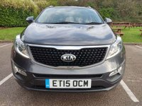 USED 2015 15 KIA SPORTAGE 1.7 CRDI 3 SAT NAV ISG 5d 114 BHP Pan Roof+ Ulez Compliant