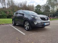 USED 2015 15 KIA SPORTAGE 1.7 CRDI 3 SAT NAV ISG 5d 114 BHP Pan Roof+ Ulez Compliant