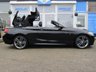 USED 2015 15 BMW 2 SERIES 2.0 220D M SPORT 2d 188 BHP Finished in BLACK SAPPHIRE with contrasting BLACK HEATED LEATHER trim. If you are looking for a medium sized convertible with that spacious feel and enjoy driving then look no further. This well built and solid car has features that include SAT NAV, FULL HEATED LEATHER, HARMON KARDON, 18" Alloys, DAB, B/Tooth, Front and Rear Park sensors, Cruise and much more. Dealer serviced at 18793 miles, 46451 miles, 61301 miles, 70969 miles and at 75979 miles. Comes With 12 Months MOT