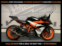 USED 2018 18 KTM RC 390 ABS MY17 (LOW OR STD HEIGHT) - BUY ONLINE 24 HRS A DAY - FINANCE AVAILABLE - ALL TYPES OF CREDIT ACCEPTED WITH BLACK WIDDOW EXHAUST