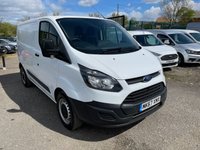 USED 2017 67 FORD TRANSIT CUSTOM 2.0 340 LR P/V 129 BHP AIR CON - BIG PAYLOAD 3400 gvw