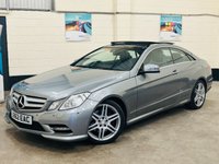 USED 2012 62 MERCEDES-BENZ E-CLASS 2.1 E250 CDi BLUEEFFICIENCY S/S AMG SPORT 2 DOOR 204 BHP PANORAMIC SUNROOF + MORE