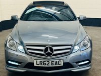 USED 2012 62 MERCEDES-BENZ E-CLASS 2.1 E250 CDi BLUEEFFICIENCY S/S AMG SPORT 2 DOOR 204 BHP PANORAMIC SUNROOF + MORE